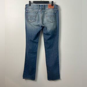 Lucky Brand Lola Straight Jeans Great Condition Size 10 or 30 medium wash